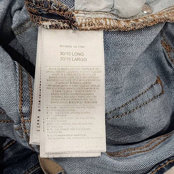 Banana Republic Womens Jeans Size 30/10L Cotton Blend Blue - Picture 8 of 8